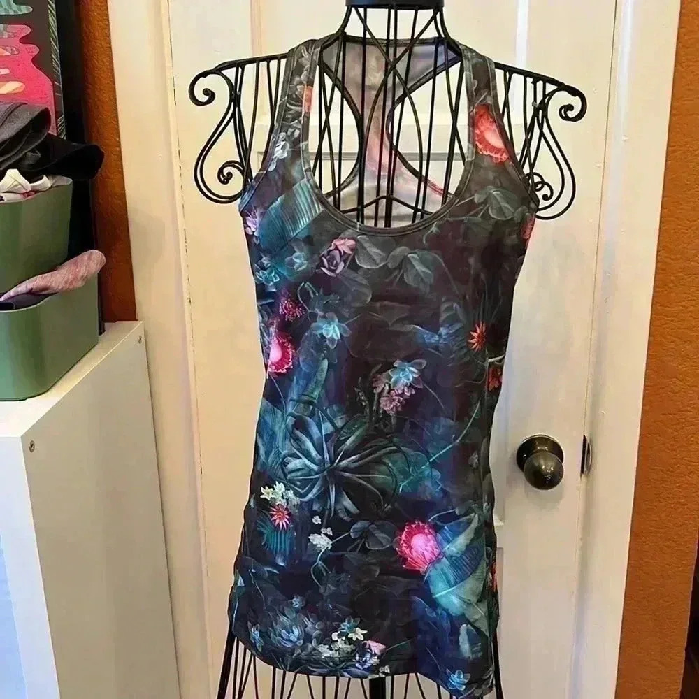 Lululemon Cool Racerback Curious Jungle-Sz Unknown